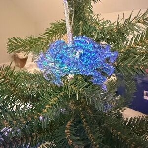 Blue Holiday Ornament